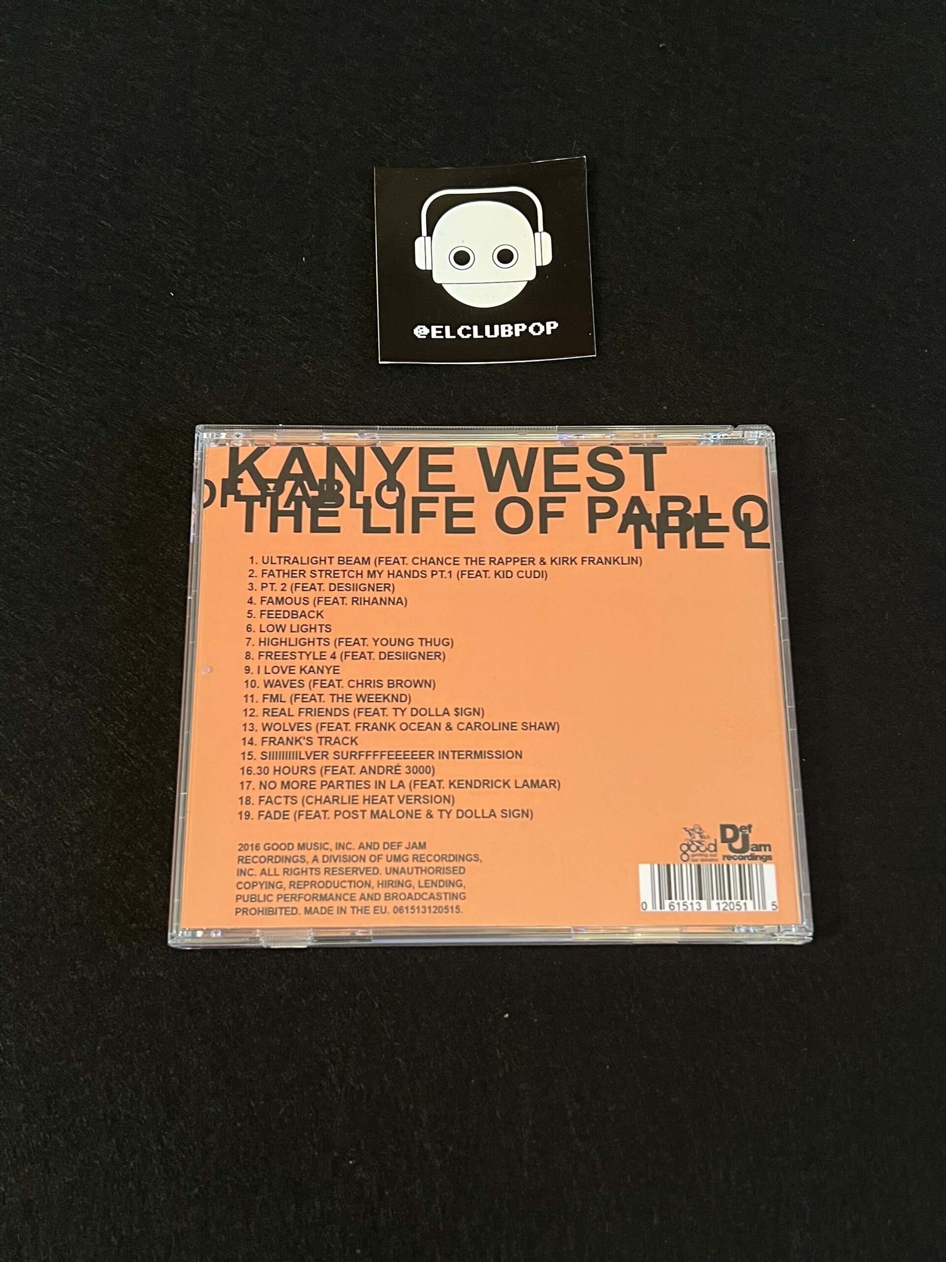 THE LIFE OF PABLO - KANYE WEST (Archive CD) - 7