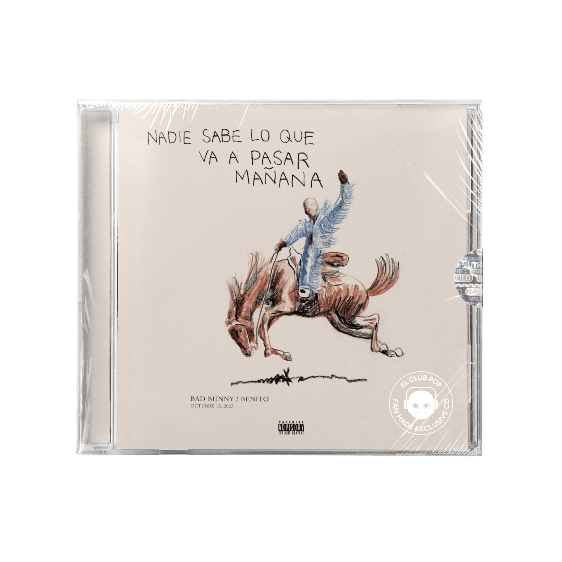 BAD BUNNY - NADIE SABE LO QUE VA A PASAR MAÑANA (Custom CD) - 1