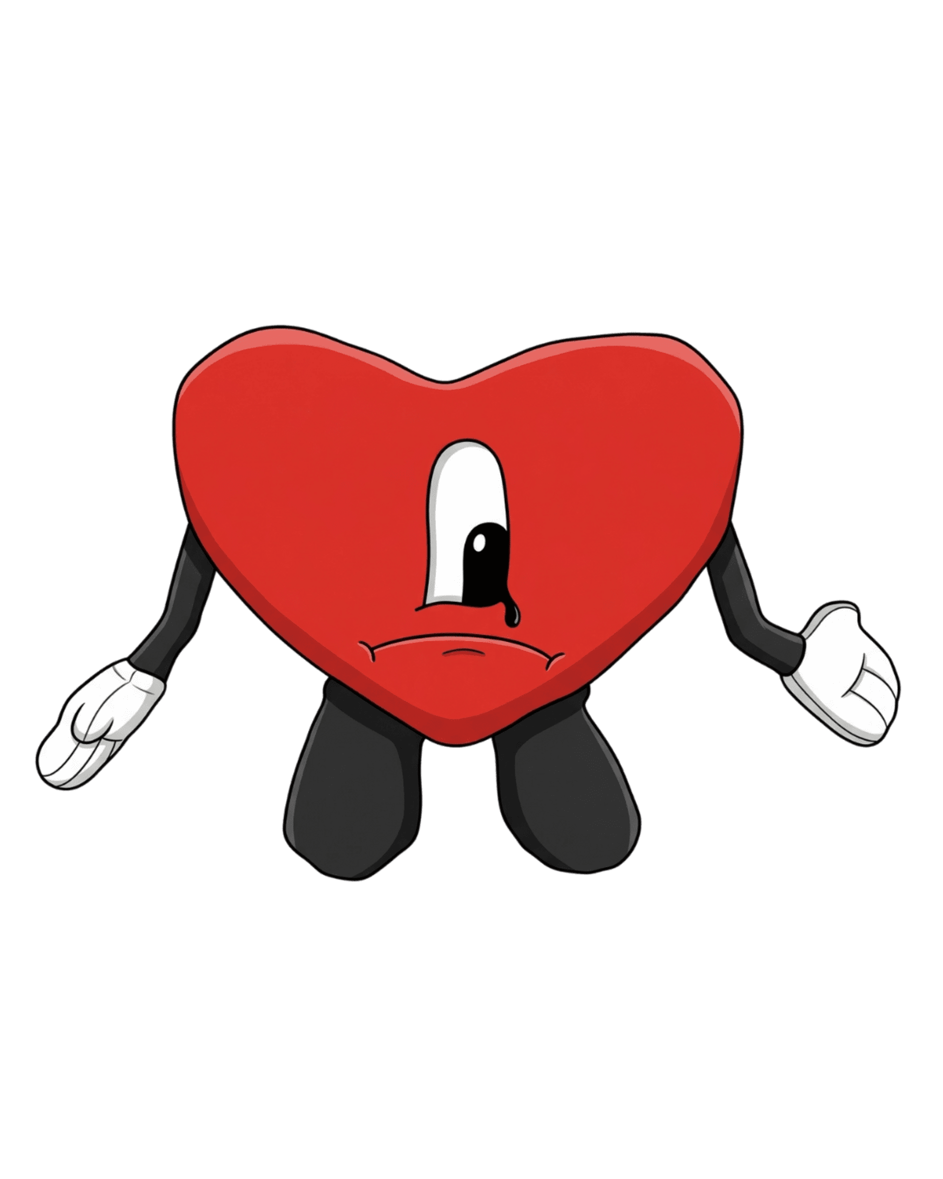 Peluche Bad Bunny Kitty: El Corazón ❤️ - 1