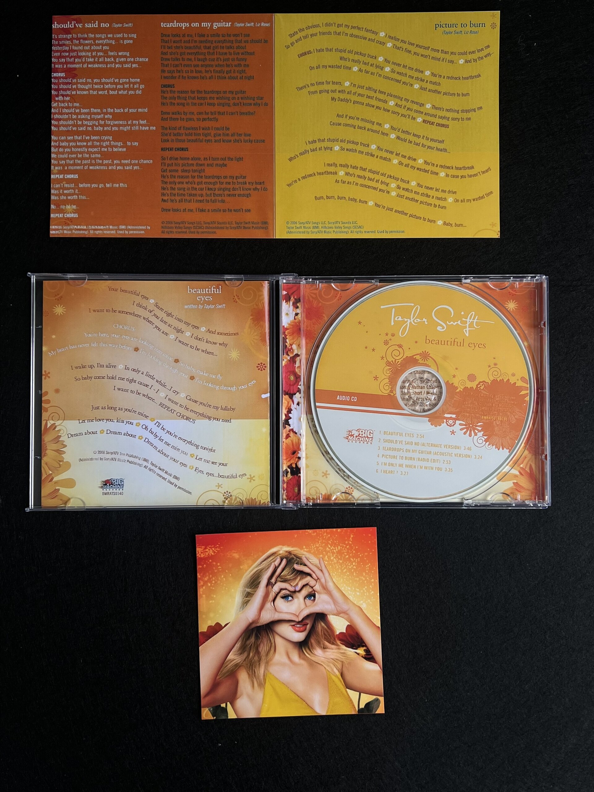 TAYLOR SWIFT — Beautiful Eyes (Archive CD) - 3