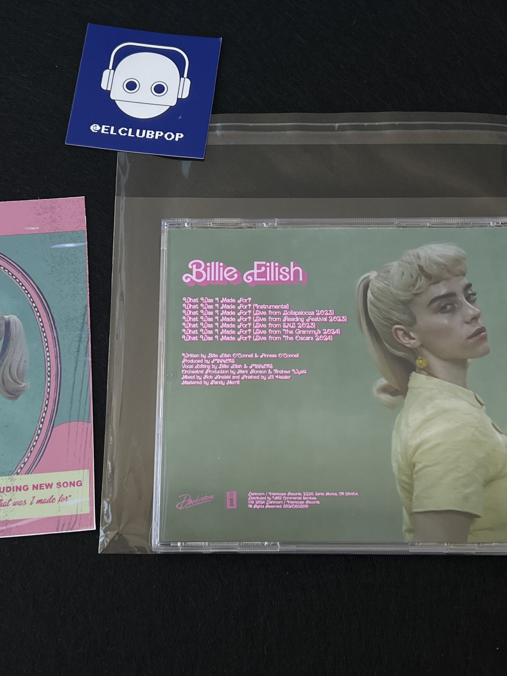 BILLIE EILISH - WHAT WAS I MADE FOR? (Custom CD) - 7