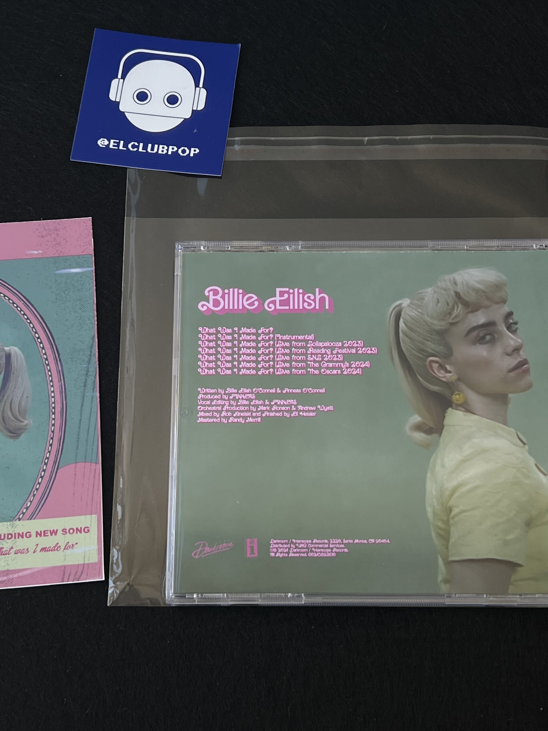 BILLIE EILISH - WHAT WAS I MADE FOR? (Custom CD) - 8